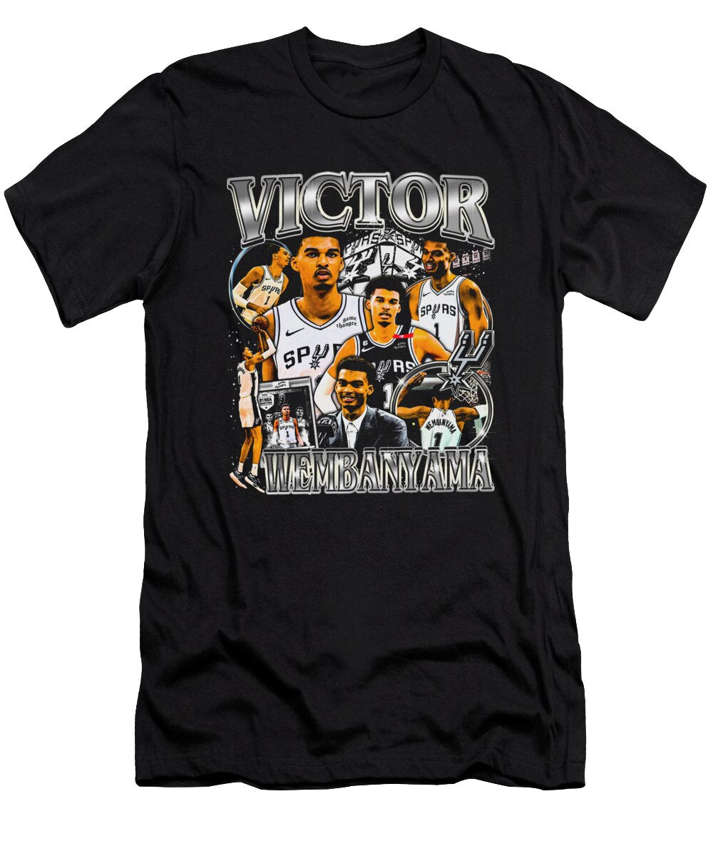 Victor Wembanyama Retro Bootleg Ozlem Altin T-Shirt