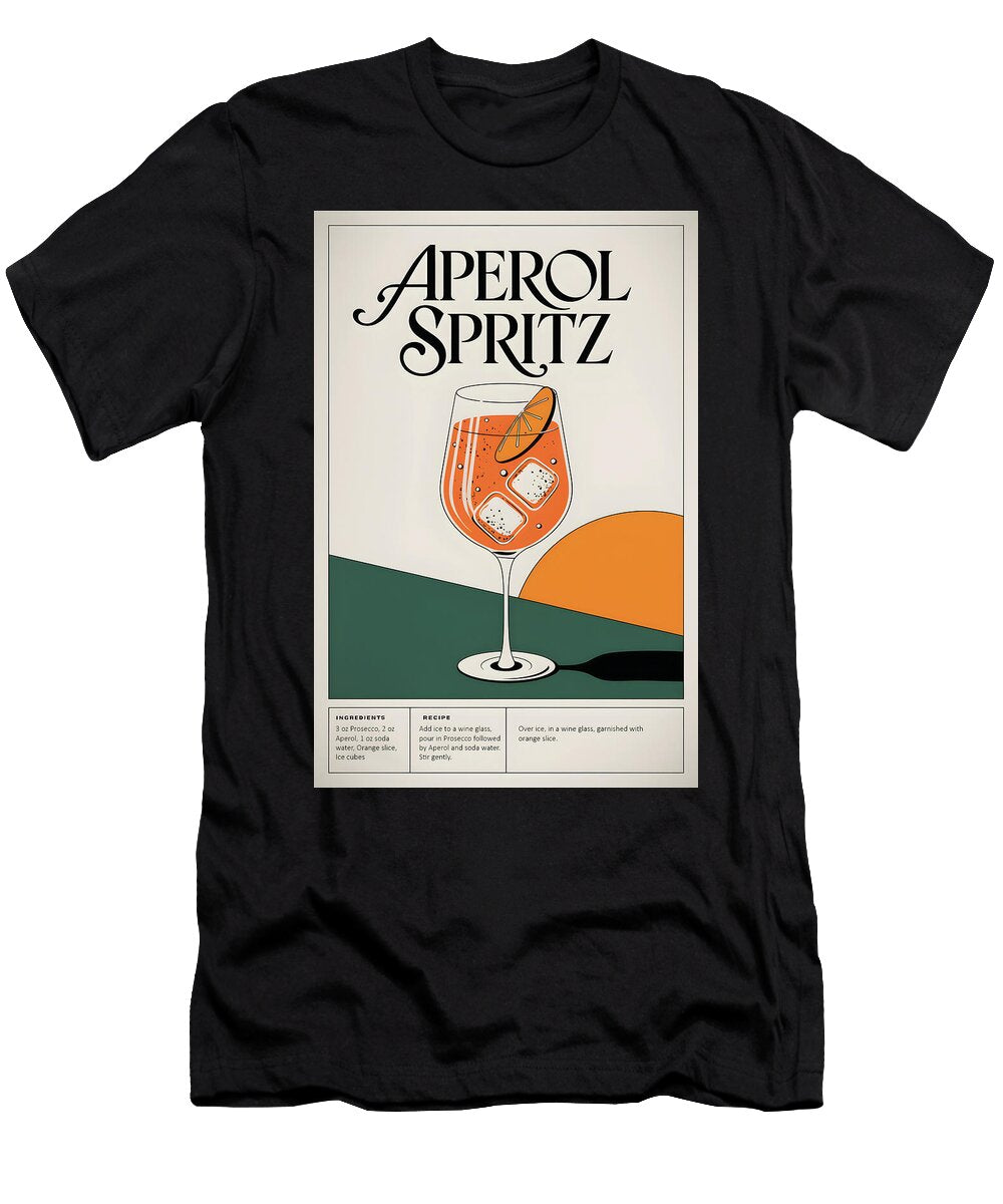 Vintage Aperol Spritz Cocktail Dale Kincaid T-Shirt