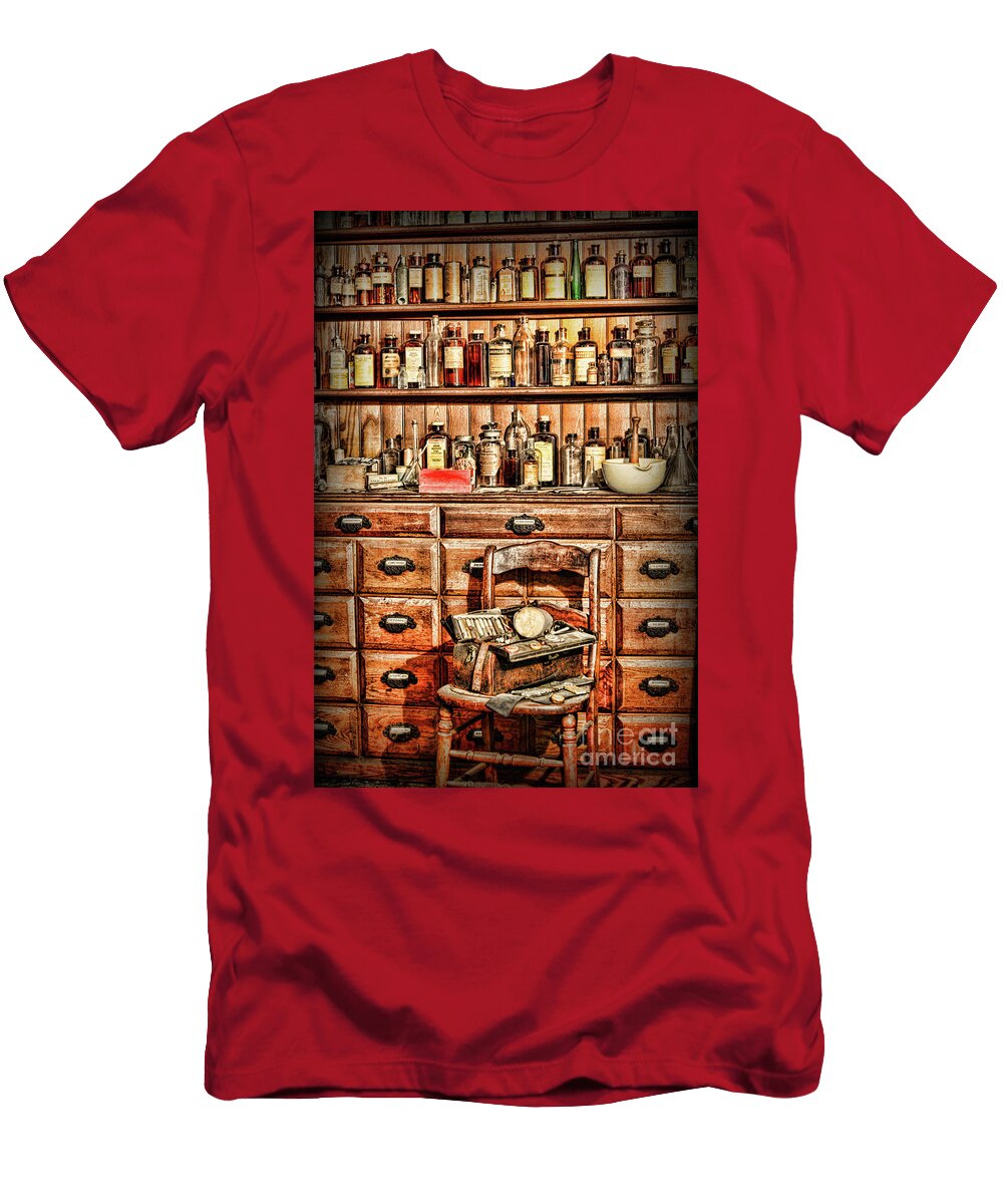 Vintage Apothecary Cabinet Paul Ward T-Shirt