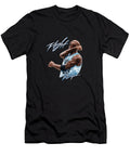 Vintage Basketball Player Poster Dynamic Slam Pose Retro Sports Illustration Athletic Wall Art Will Ziman T-Shirt