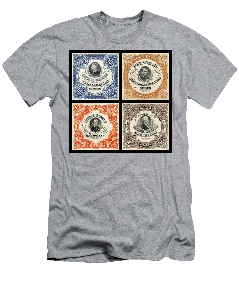 Vintage Beer Taxation Stamps Jon Neidert T-Shirt