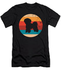 Vintage Bichon Frise Lover Retro Puppy Breed Silhouette Gift Art Grabitees T-Shirt