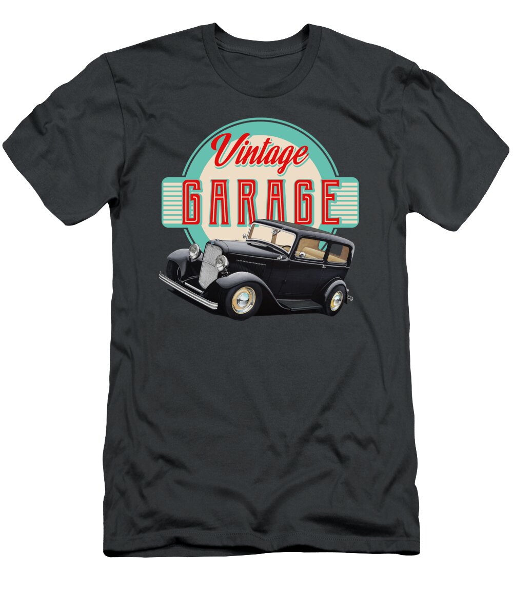 Vintage Black 32 Delivery Paul Kuras T-Shirt