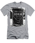 Vintage Bokar Coffee Tin Black and White Paul Ward T-Shirt