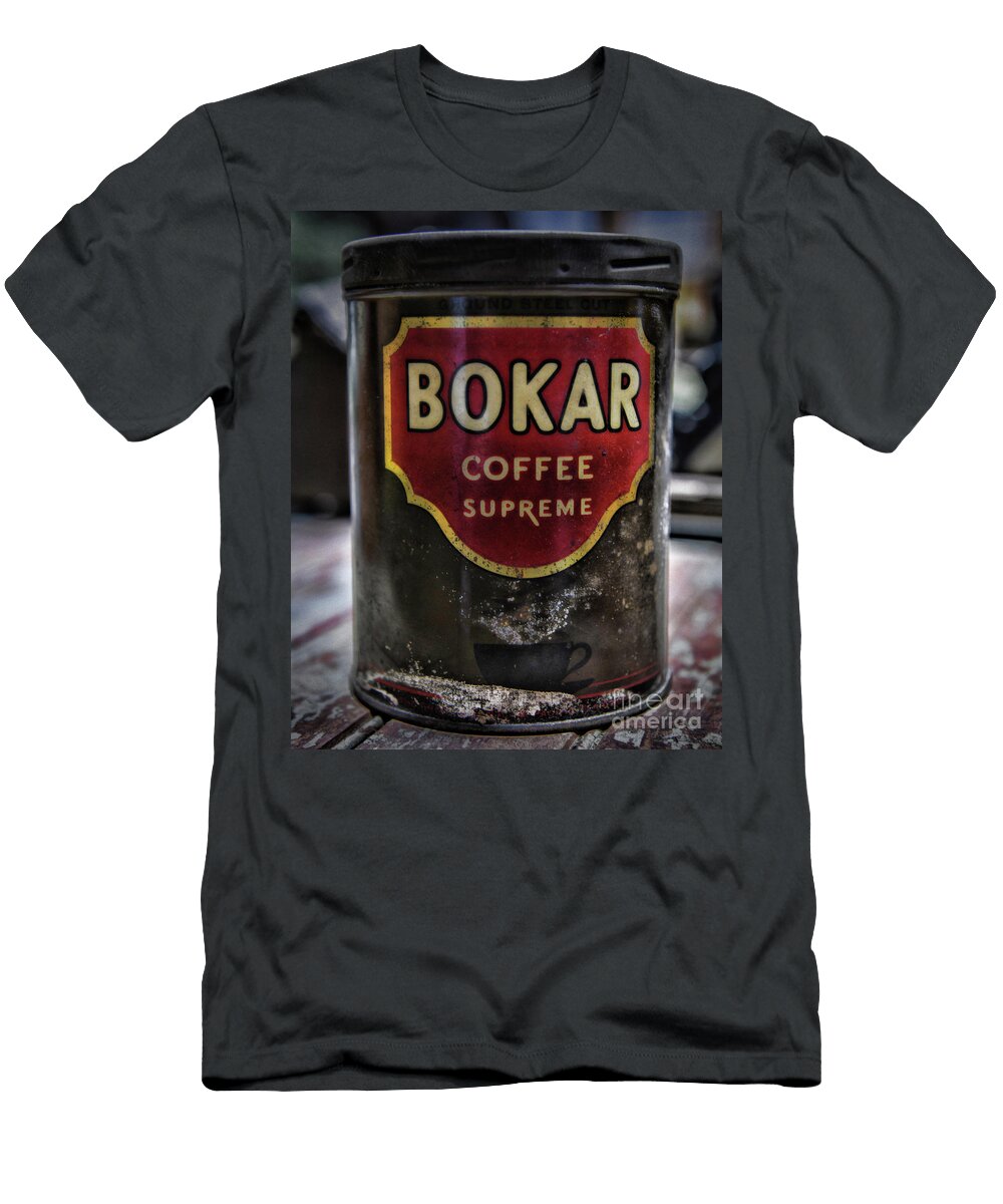 Vintage Bokar Coffee Tin Paul Ward T-Shirt