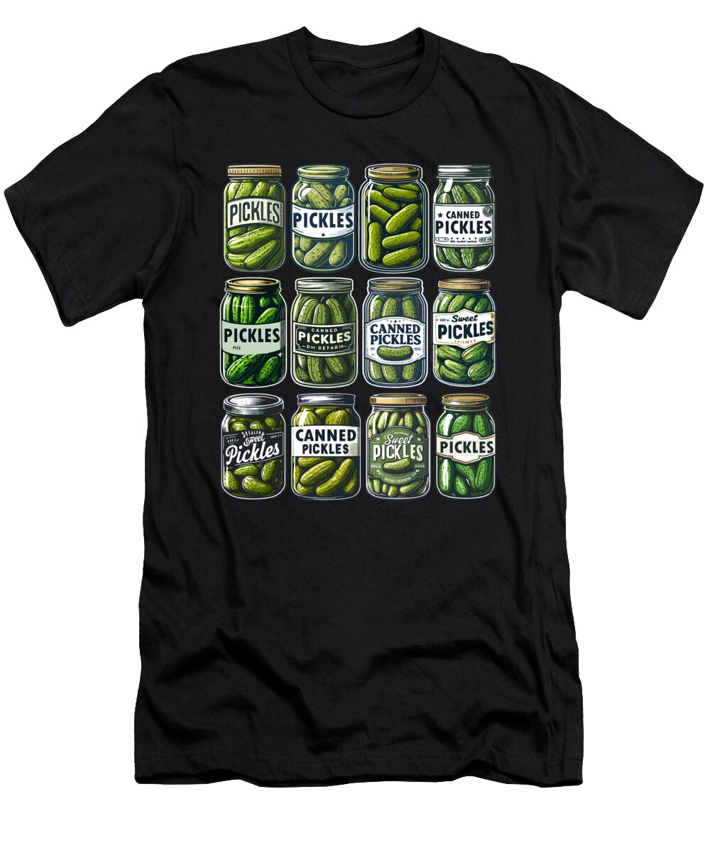 Vintage Canned Pickles Collection Retro Packaging Orgence Matungwa T-Shirt