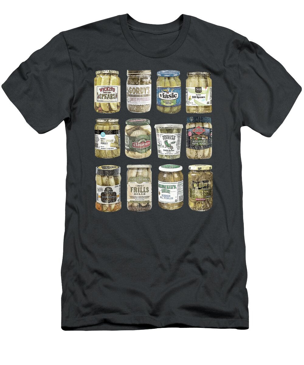 Vintage Canned Pickles Funny Pickle Lovers Yassin Joanie T-Shirt