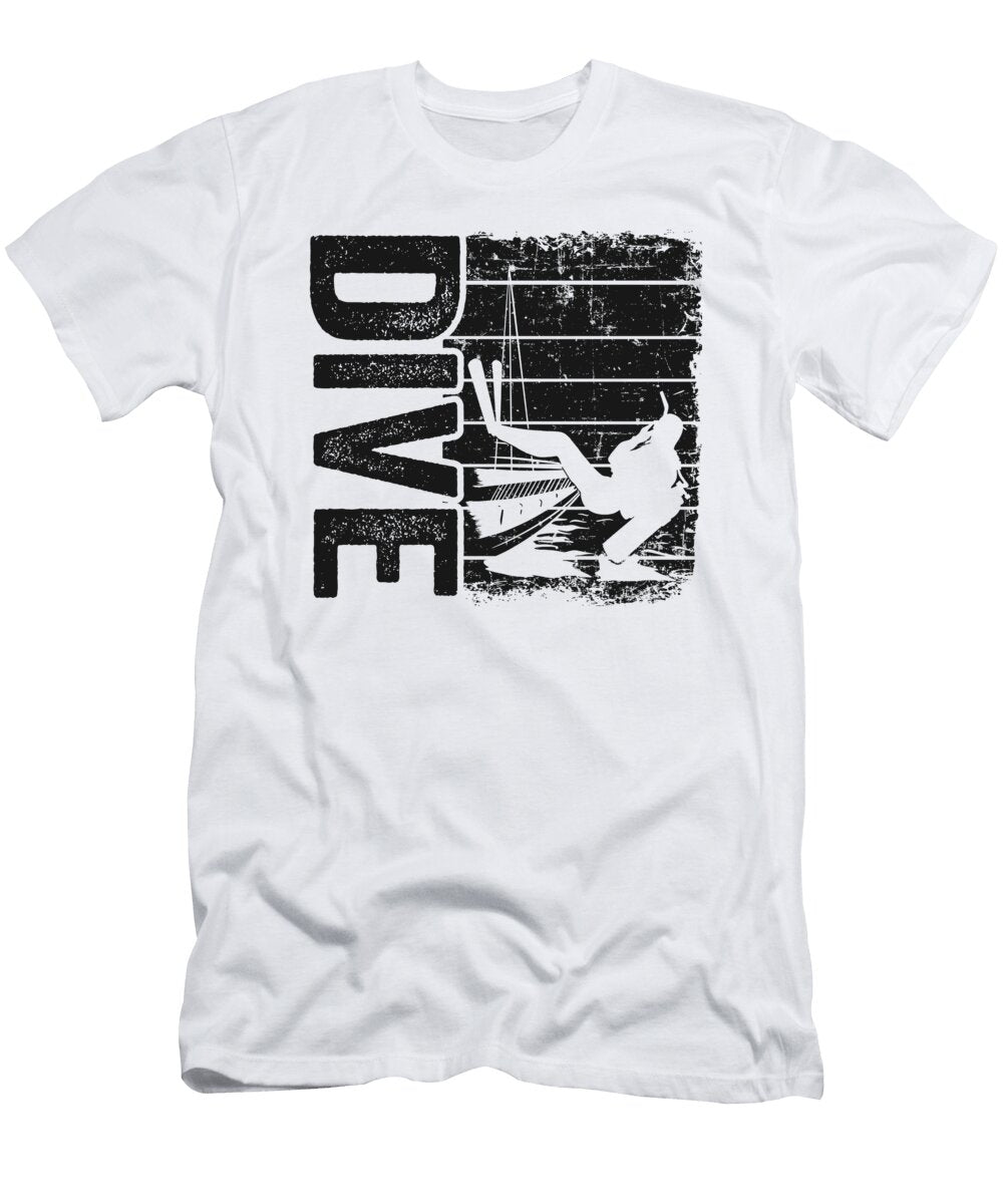 Vintage Dive Ozean Scuba Diving Gift Lisa Stronzi T-Shirt
