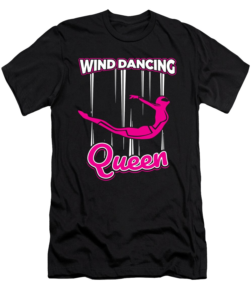 Vintage Funny Indoor Skydiving Gift for Skydivers and Freefalling Parachutists Martin Hicks T-Shirt