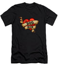 Vintage Heart Dog Mom Laura Ostrowski T-Shirt