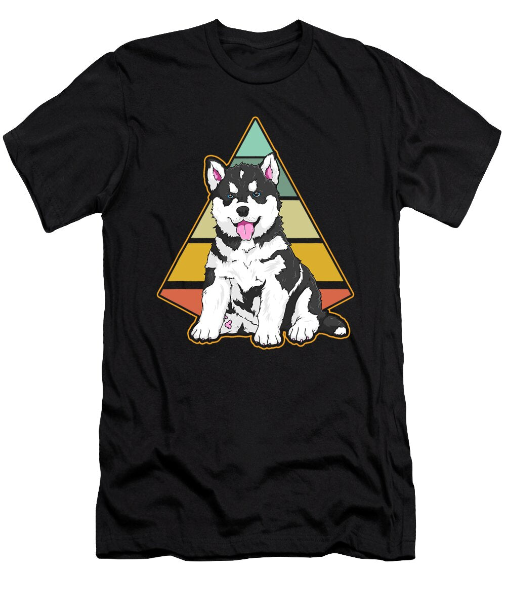 Vintage Husky Dog Retro Husky Lover Men Women Dhbubble T-Shirt