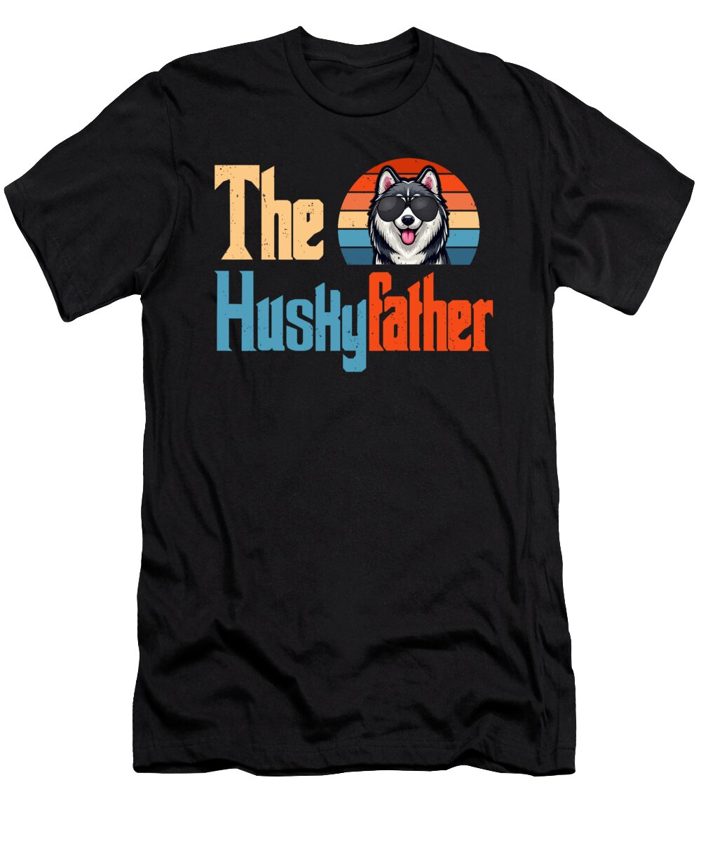 Vintage Huskyfather Costume Husky Sunglasses Natalie Lidford T-Shirt