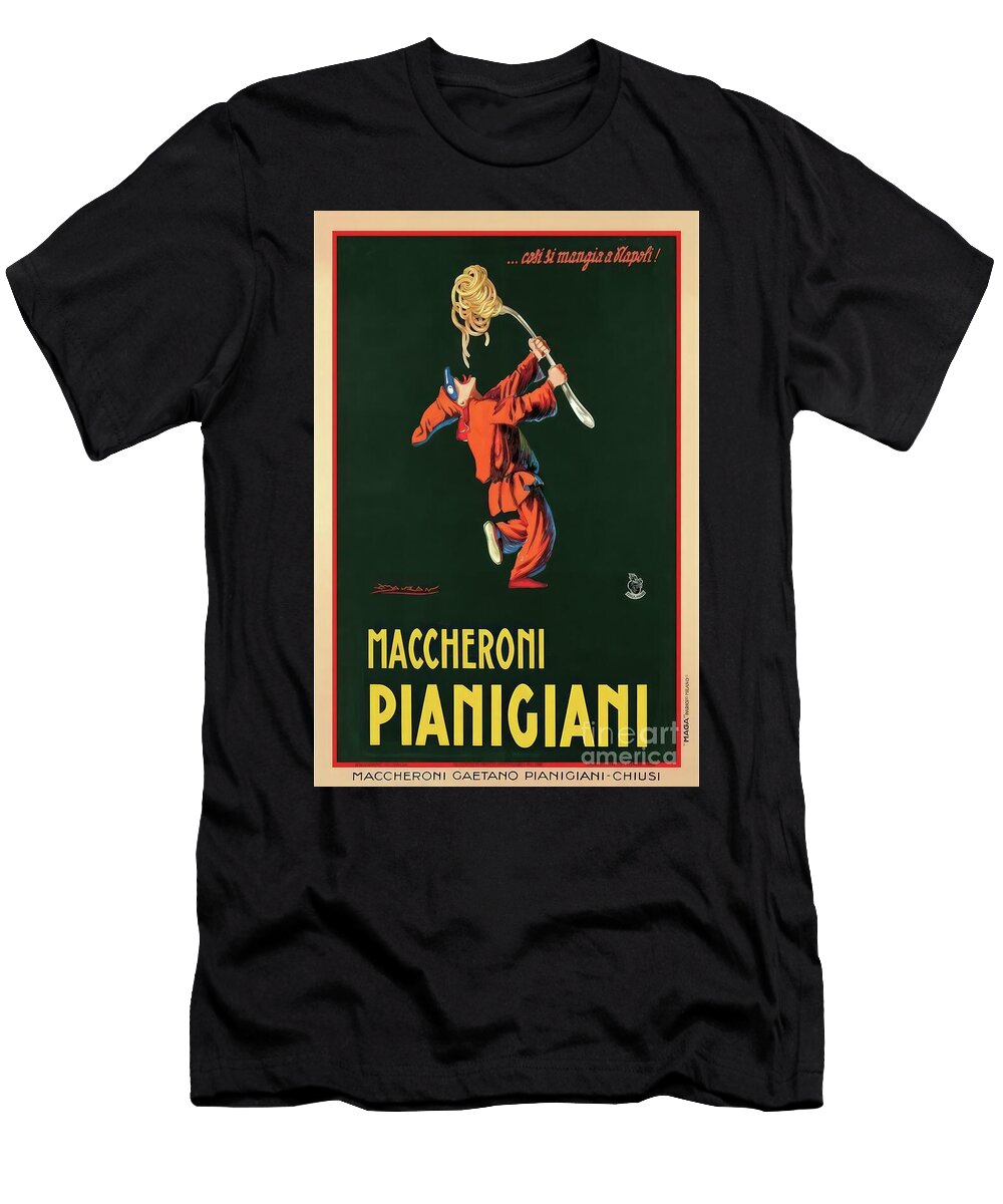 Vintage Italian Pasta Advertising Mindy Sommers T-Shirt