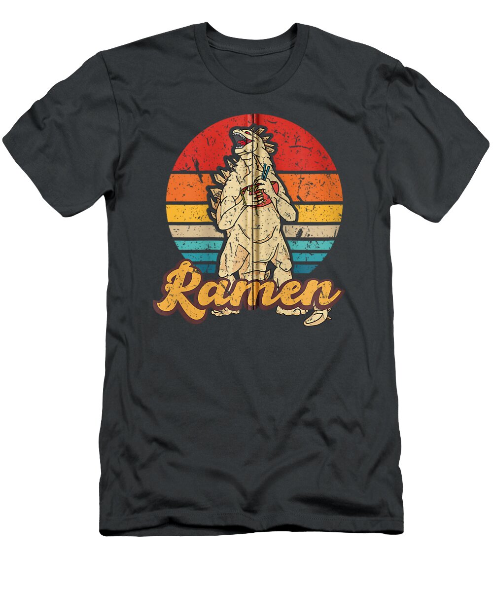 Vintage Kaiju Ramen Zilla Harajuku Street Anime Fashion Vedh Caragh T-Shirt