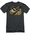 Vintage Mountain Dew Soda Bottle and Caps Sepia Paul Ward T-Shirt