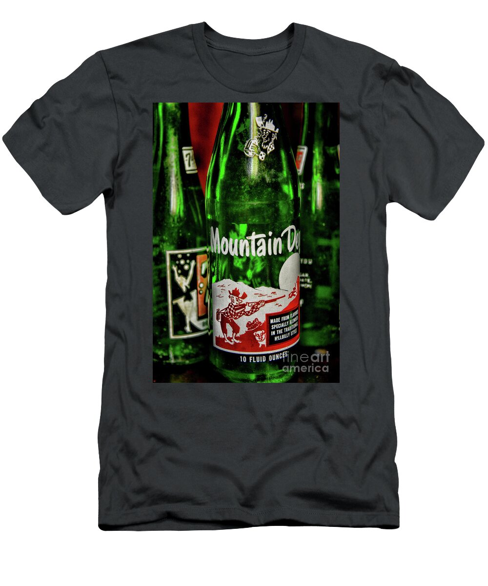 Vintage Mountain Dew Soda Bottle Paul Ward T-Shirt
