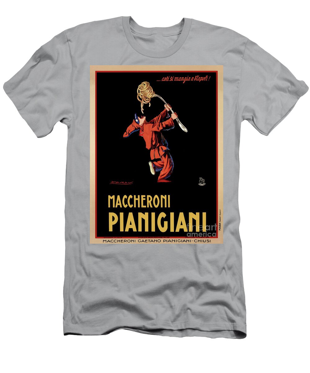 Vintage Poster Italian Macaroni Mindy Sommers T-Shirt
