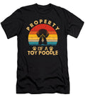 Vintage Property of a Toy Poodle Dog Gifts Funny Natalie Lidford T-Shirt