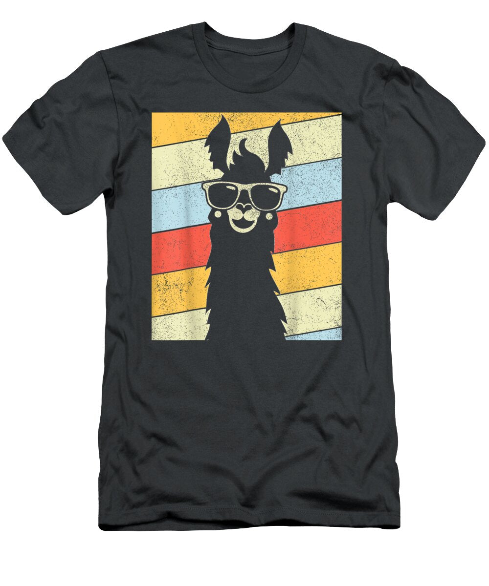 Vintage Retro Style Llama Aariz Yvie T-Shirt