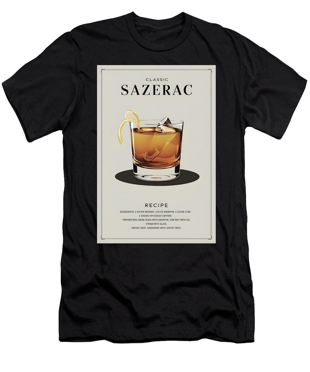 Vintage Sazerac Cocktail Dale Kincaid T-Shirt