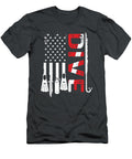 Vintage Scuba Diving Gear American Scuba Diver Down Flag Tanusm Mya T-Shirt