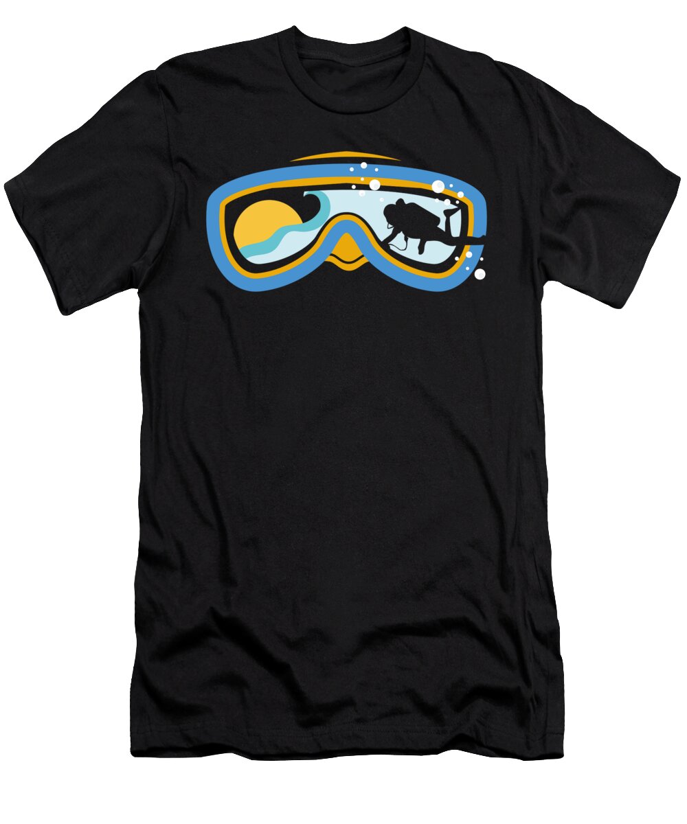 Vintage Scuba Diving I Diving Lovers I Diver Maximus Designs T-Shirt