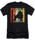 Vintage Style Poodle Silhouette Cool Dog Owner Distressed Kevin Garbes T-Shirt