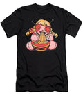 Vodoo Doll Eating Ramen Noodles From Bowl Licensed Art T-Shirt
