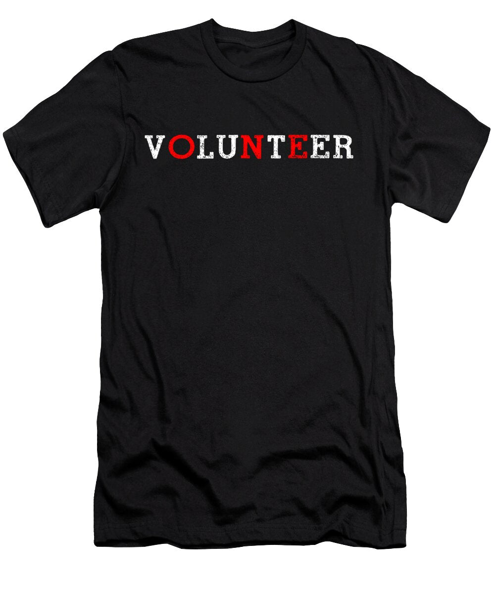 Volunteer One Volunteering Volunteers Charity Rescue Gift Thomas Larch T-Shirt