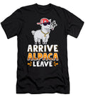 Vwol Arrive Alpaca Leave Grover Mcclure T-Shirt