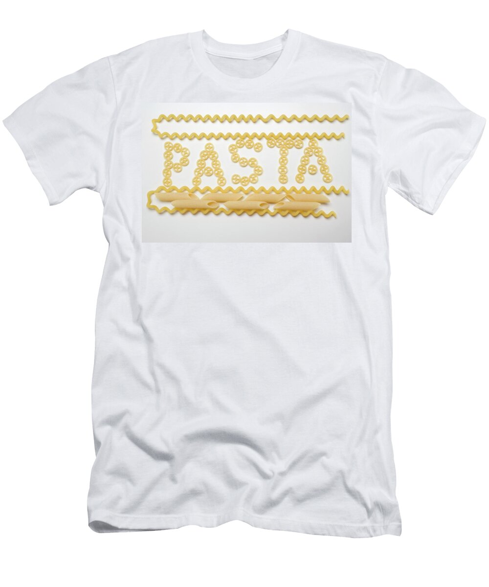 Wagon Wheel Pasta the Word Pasta Fusilli Lunghi Penne Foodcollection T-Shirt