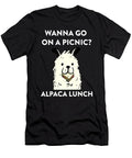 Wanna Go on a Picnic Alpaca Lunch Funny Cute Gift Noirty Designs T-Shirt
