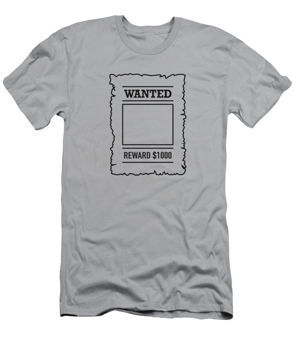 Wanted Poster Vector Tim Hester T-Shirt