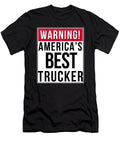Warning Americas Best Trucker Jose O T-Shirt