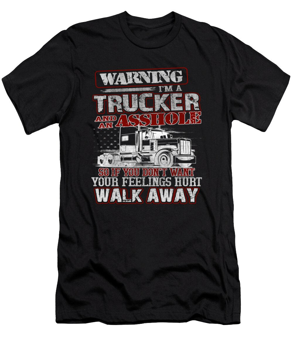 Warning Im a Trucker and an Do Tran Quang T-Shirt
