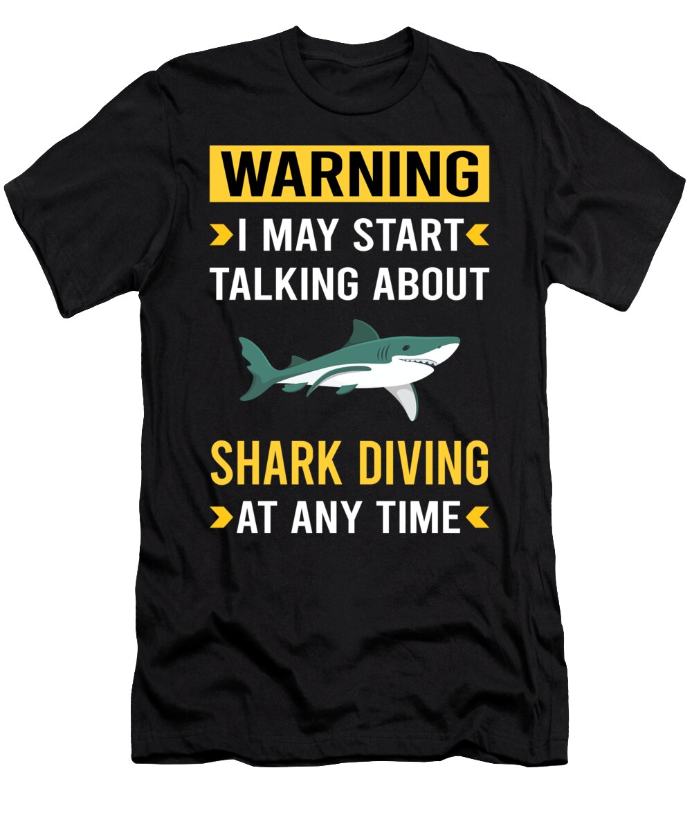 Warning Shark Diving Diver Petrona Romero T-Shirt