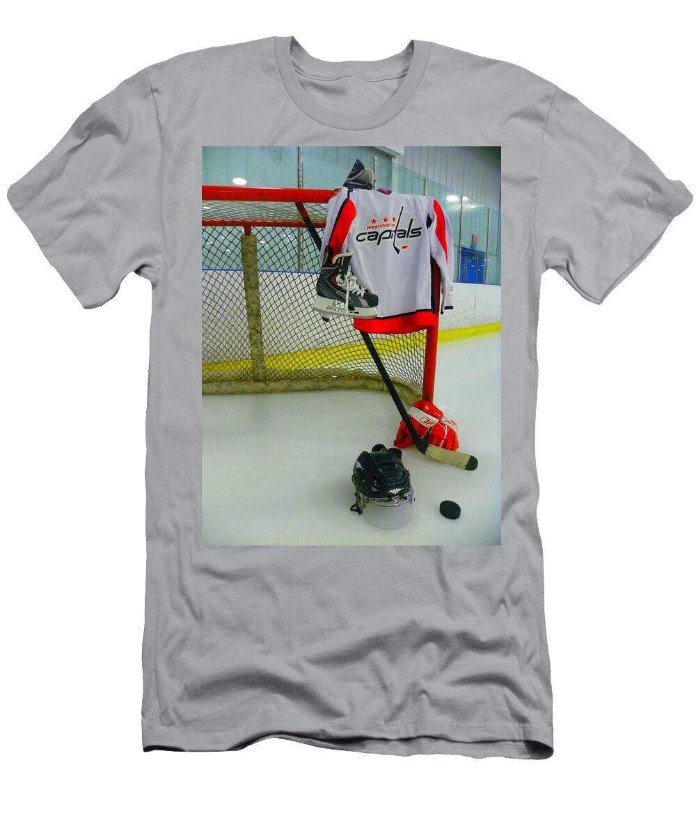 Washington Capitals Home Hockey Jersey Lisa Wooten T-Shirt