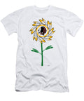 Washington Redskins NFL Football Team Logo Flower Art Steven Shaver T-Shirt