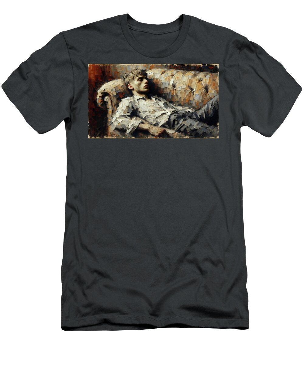 Watching Him Nap Johnny Francis Wolf T-Shirt