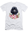 Watercolor Black Poodle Erzebet S T-Shirt