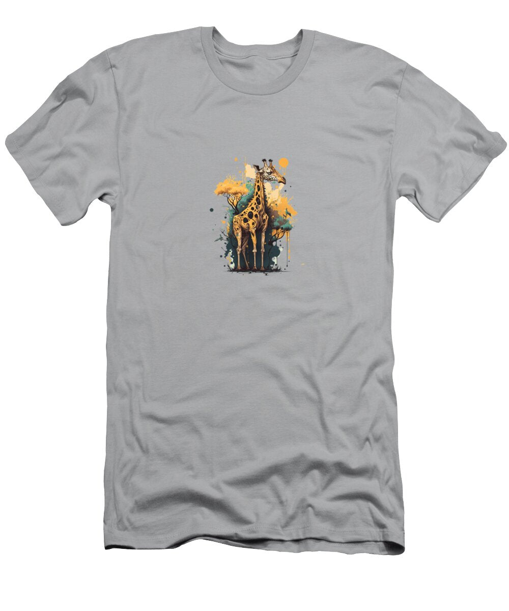 Watercolor Giraffe Painting Kailooma X Thedol T-Shirt