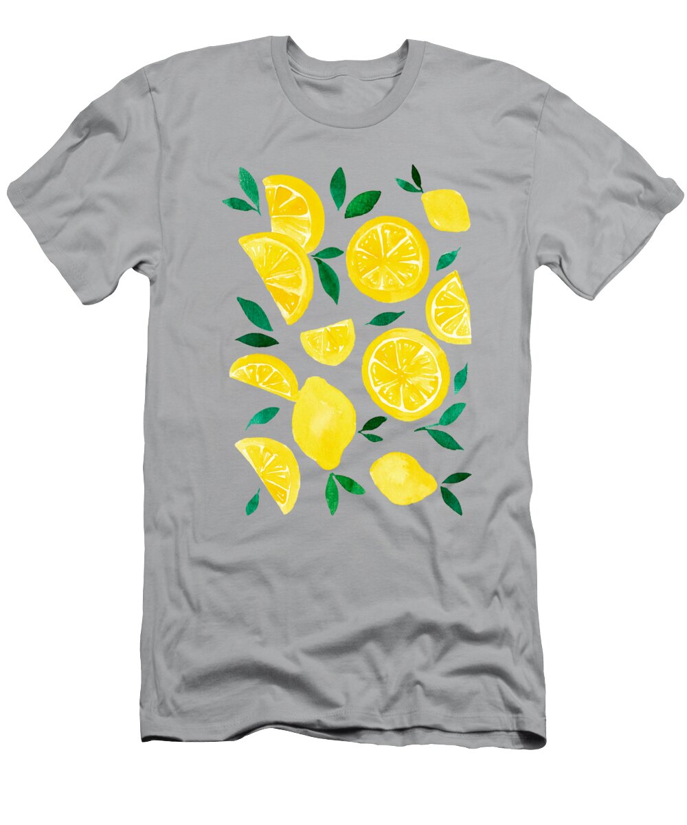 Watercolor Lemons Angela Minca T-Shirt