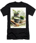 Watercolor Matcha Tea Julien Andre T-Shirt