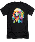 Watercolor Poodle Colorful Pet Poodles Dog Lover Yah Lishr T-Shirt