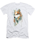 Watercolor Portrait of Red Siberian Husky Marian Voicu T-Shirt