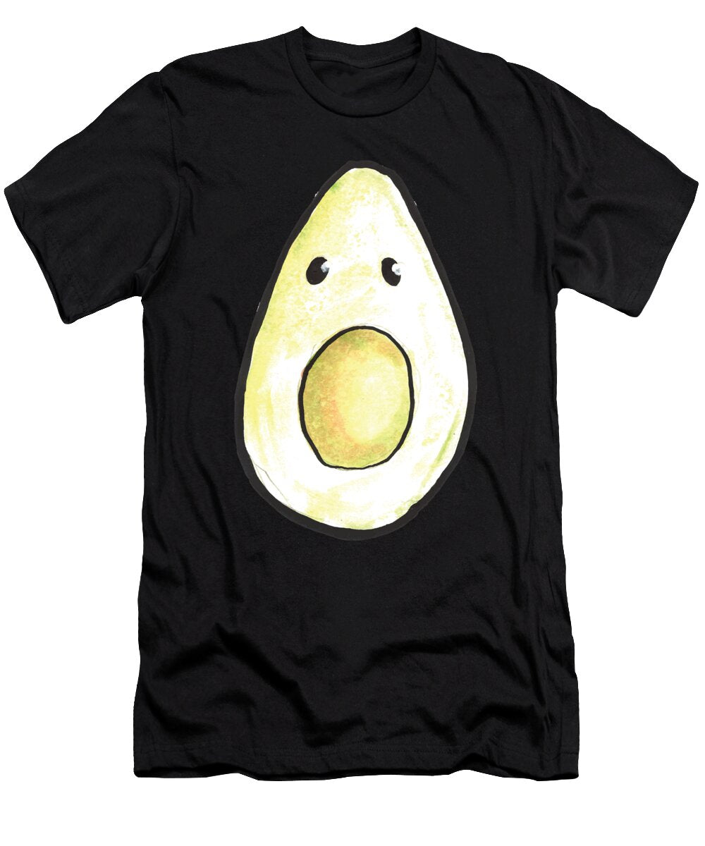 Watercolor Shocked Avocado Jacob Zelazny T-Shirt