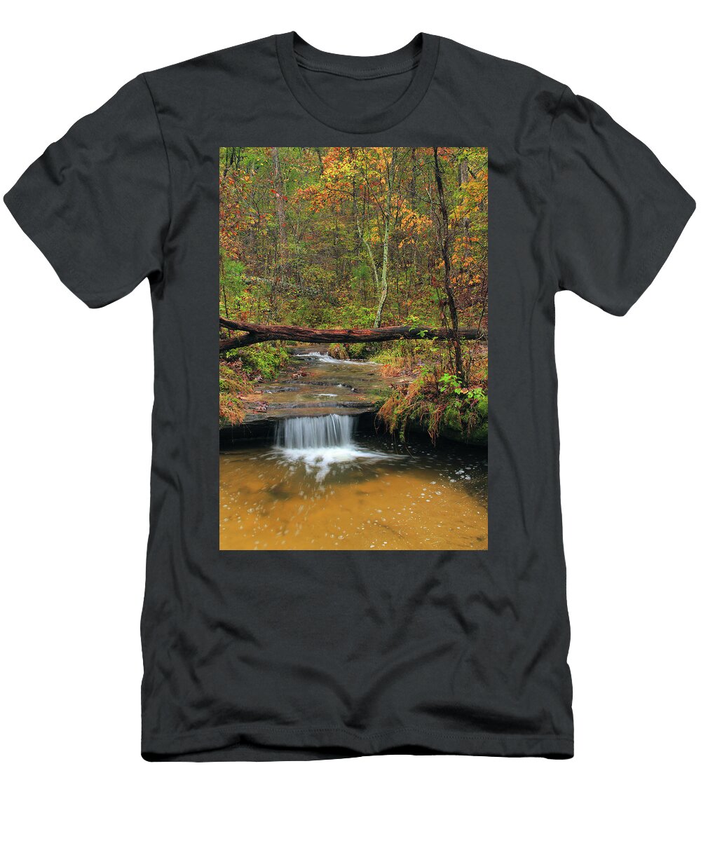 Waterfall on Bone Creek Greg Matchick T-Shirt
