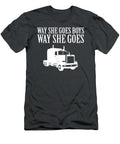 Way She Goes Boys Way She Goes Truck Trucker Amen Keisara T-Shirt