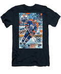 Wayne Gretzky Edmonton Oilers Graffiti Poster Hockey Player NFL Sampadart Gallery T-Shirt