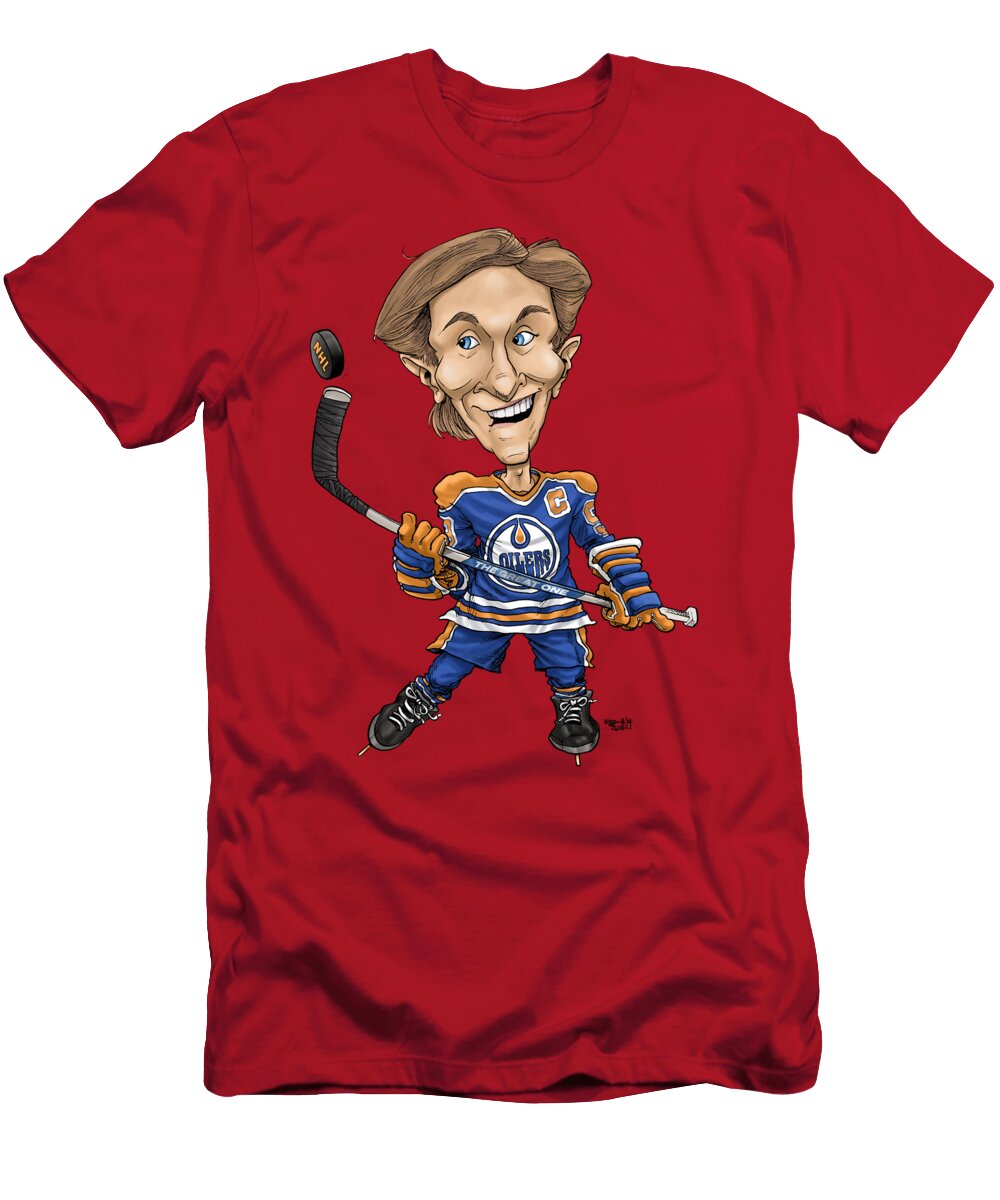 Wayne Gretzky in Color Mike Scott T-Shirt